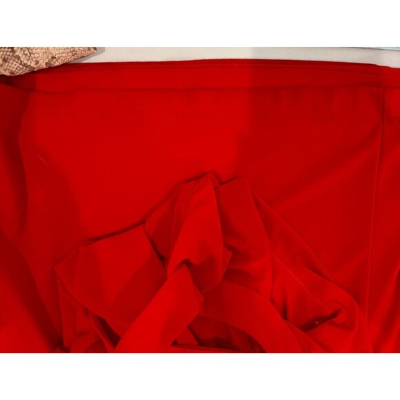 Jay Godfrey Red Anselm Halter Sleeveless Jumpsuit - Size 4 - Picture 8 of 8